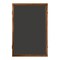 Flash Furniture Banks 24x36 Jersey Display Case with Solid Pine Wood Frame, UV Treated Acrylic Window, Velvet Backing Board, and Anti-Theft Lock in Rustic Brown HMHD-23M099YBN-RSTBRN-2436-GG - alternate 2